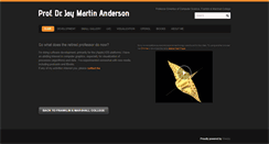 Desktop Screenshot of profdrjmanderson.com